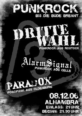 Flyer vom 08.12.2006