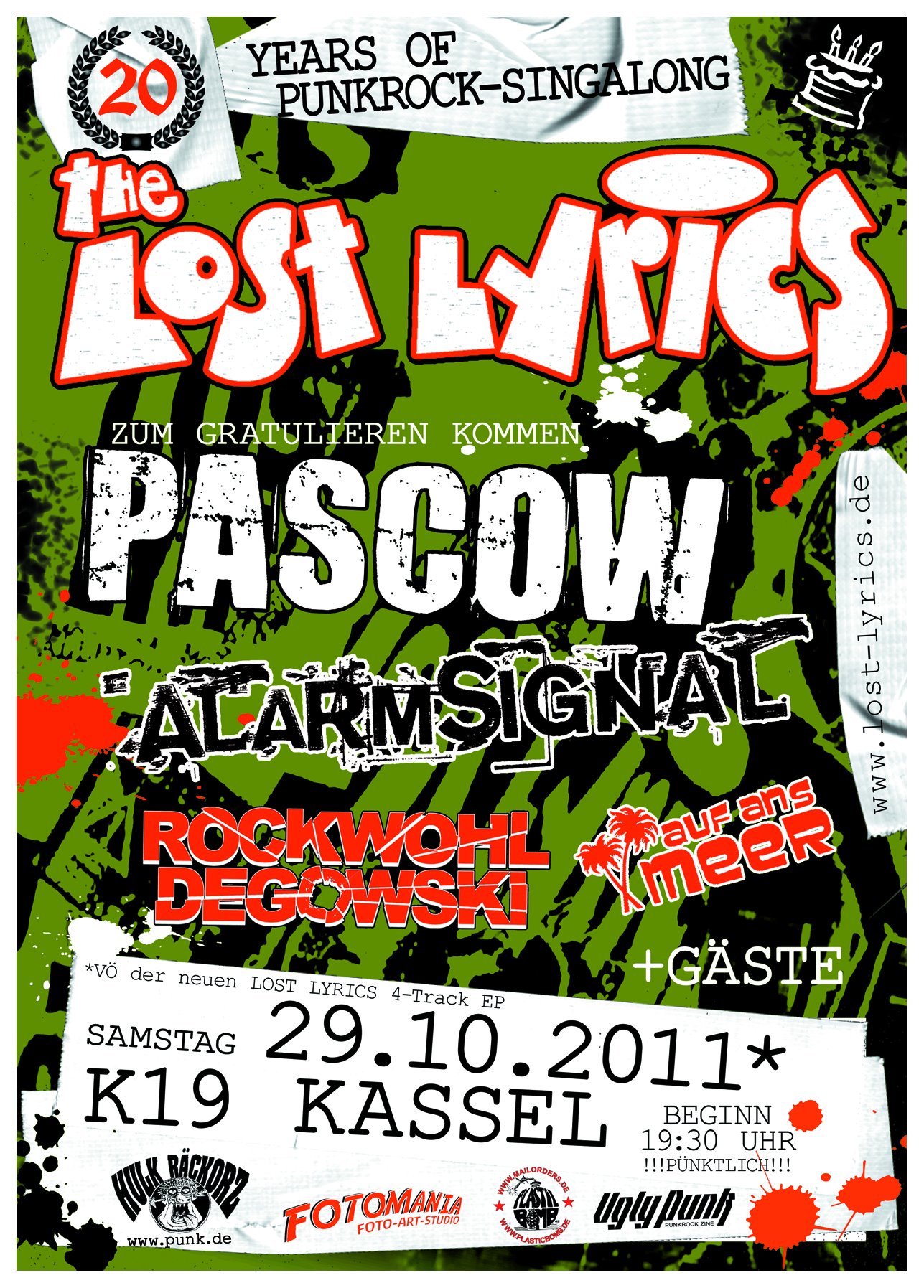 Flyer vom 29.10.2011