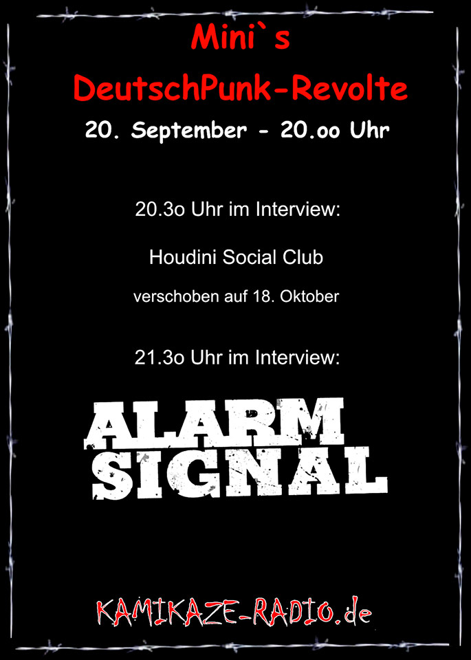 Alarmsignal bei Kamikaze-Radio