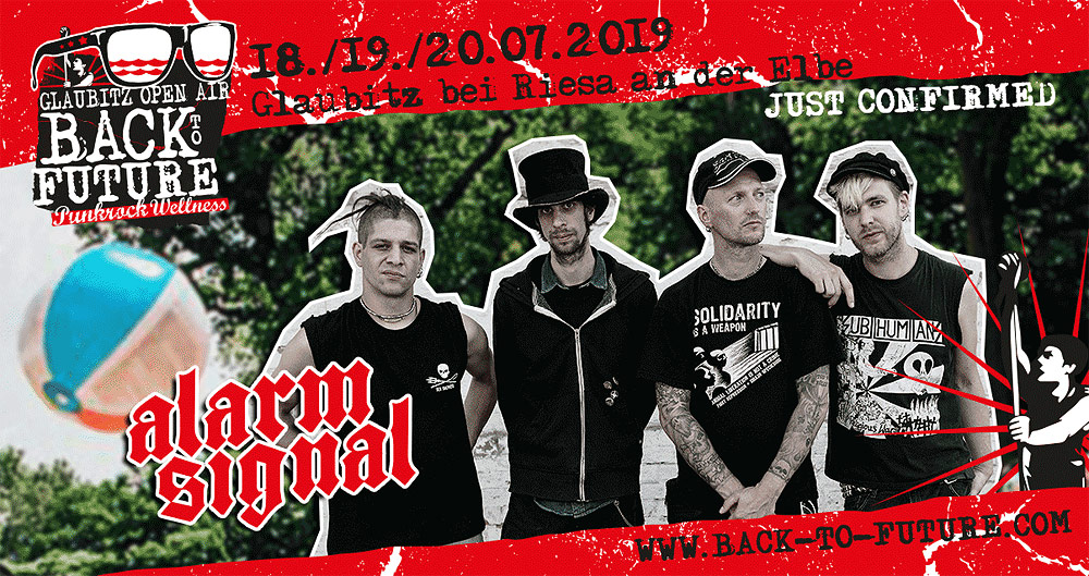 Alarmsignal beim Back To Future Festival / Glaubitz Open Air 2019