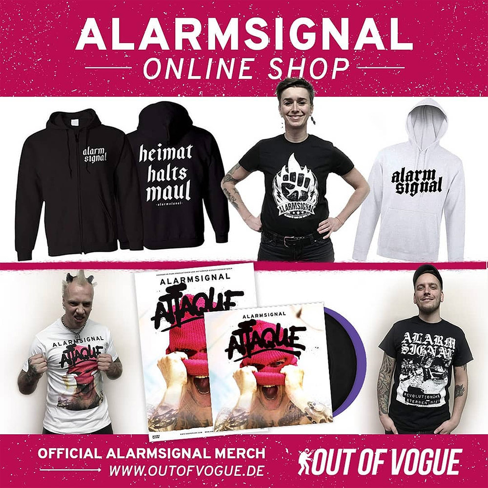 Alarmsignal Merchandise bei Out Of Vogue