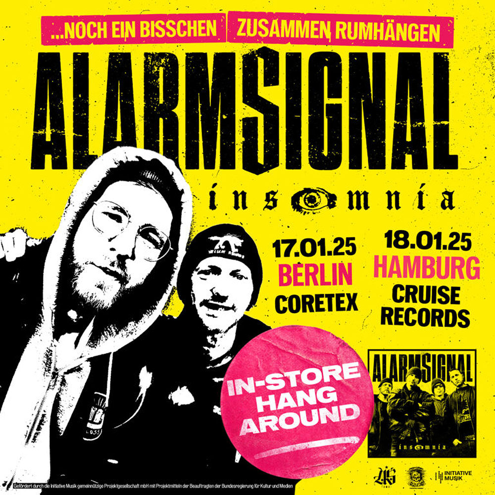 Neues Album von Alarmsignal - Release-Hangarounds in Berlin & Hamburg