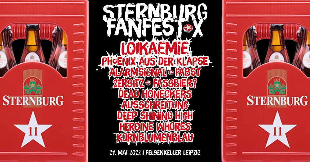 Sternburg Fanfest X mit Alarmsignal